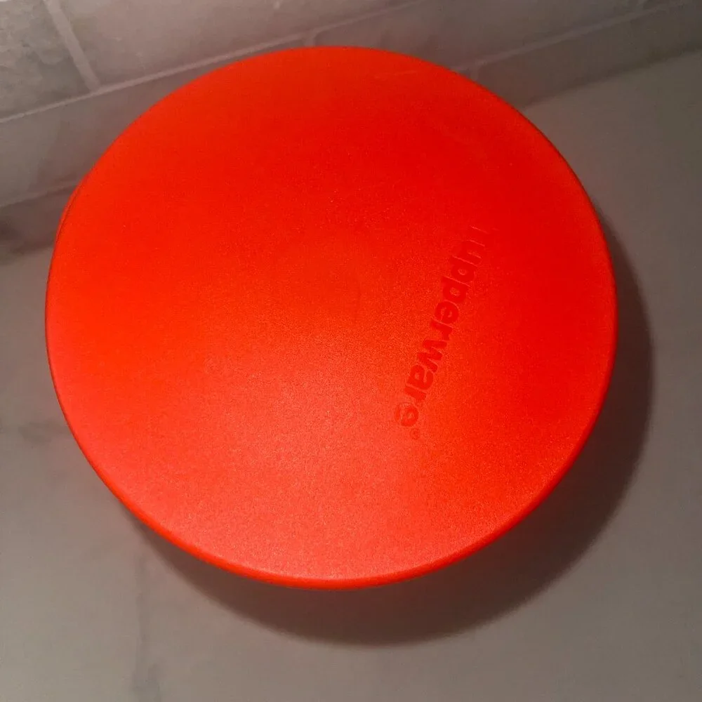 TUPPERWARE 3 in 1 Divided Container Red Lid Orange Insert‎ 4 piece set